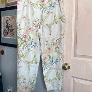 Floral Print Pants